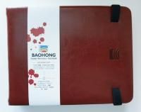 BAOHONG, Скетчбук (24 листа), хлопок, 300 гр/м.кв, Мелкозернистая 120x160мм